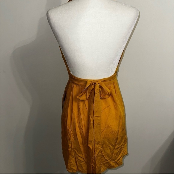 LULUS Positively Perfect Mustard Yellow Wrap Dress - Picture 13 of 14